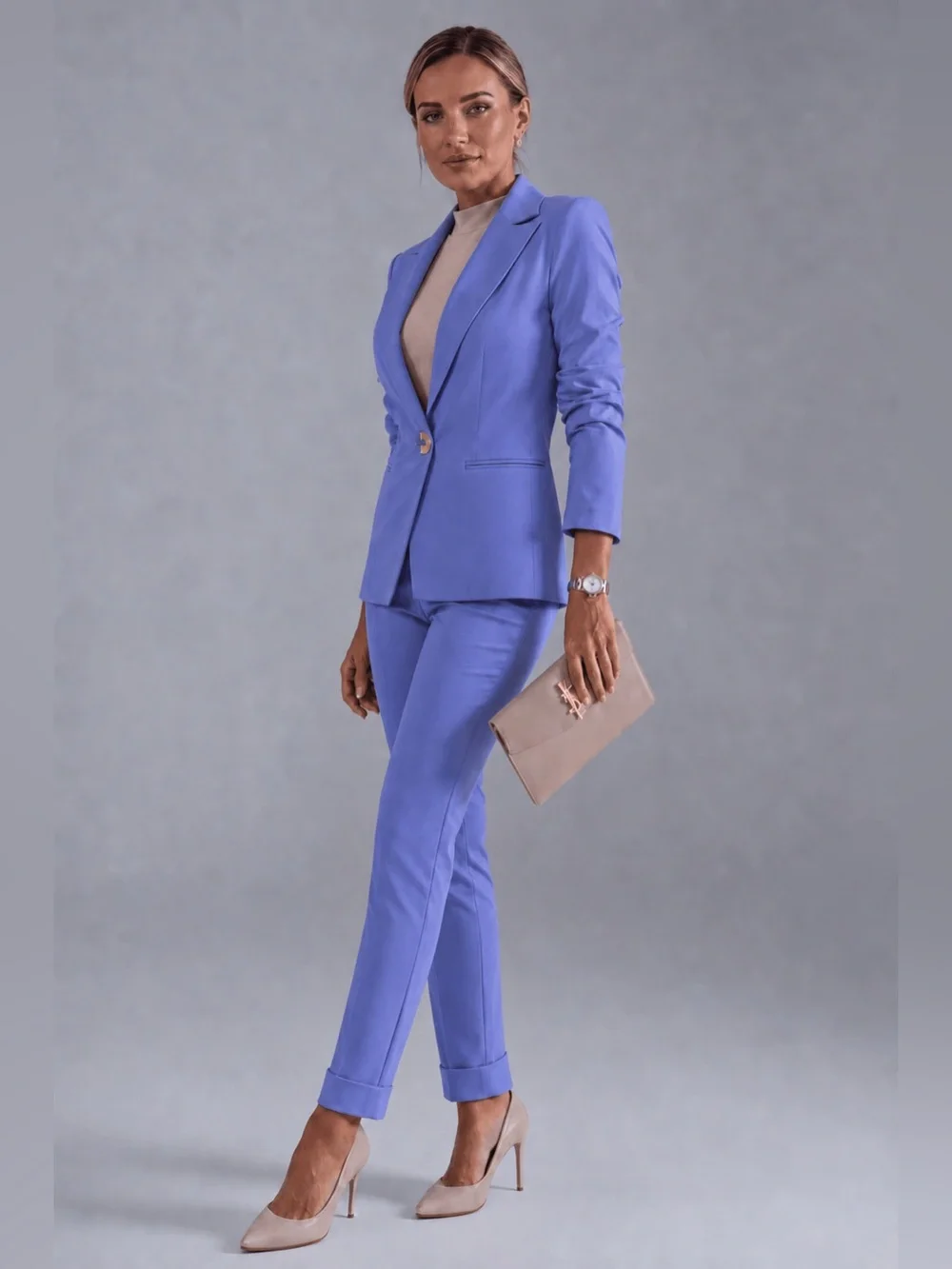 Luisa Spagnoli Light Blue Suit Set